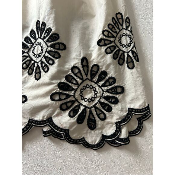 Universal Thread Cream Embroidered Midi Dress NWT Size Small β Boho Summer Dress - Picture 8 of 10